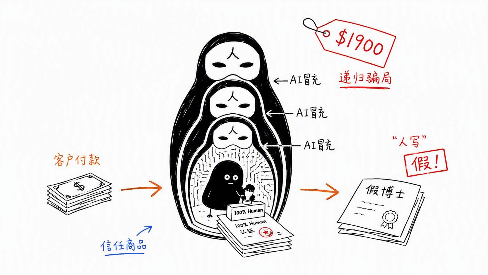 「100%人写」学术代写全是AI！假博士、偷身份、AI接电话，1900美元骗局被记者一通电话戳穿